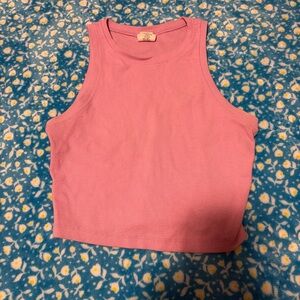 Target Pink Sleeveless Crop Top